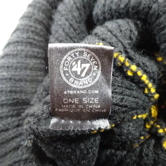 47Brand STEELERS Beanie NFL Team Apparel -Adult OS - Picture 11 of 11